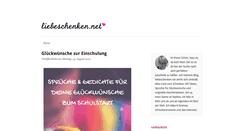 Desktop Screenshot of liebeschenken.net